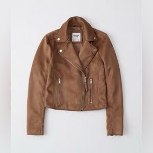 Abercrombie & Fitch Tan Suede Jacket